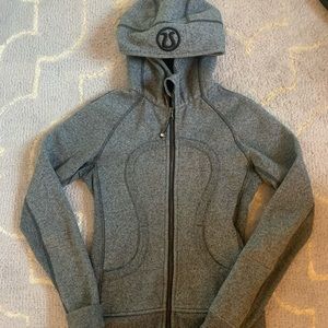 grey lululemon zip up